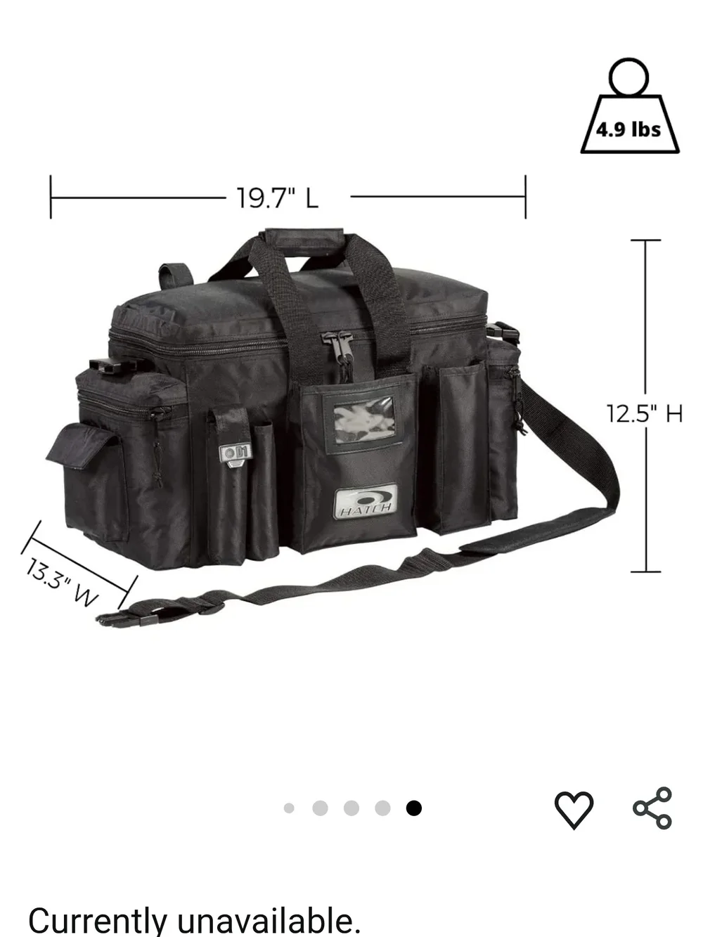 Hatch D1 Patrol Bag